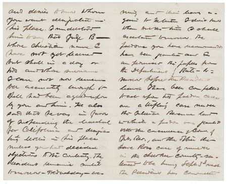 Lot #43 U. S. Grant: Walbridge A. Field: Acting Attorney General W. A. Field offers a rare first-hand glimpse into President Grant's cabinet meetings - Image 3