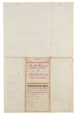 Lot #451 New York and Harlem Railroad Corporation Deed - Image 4
