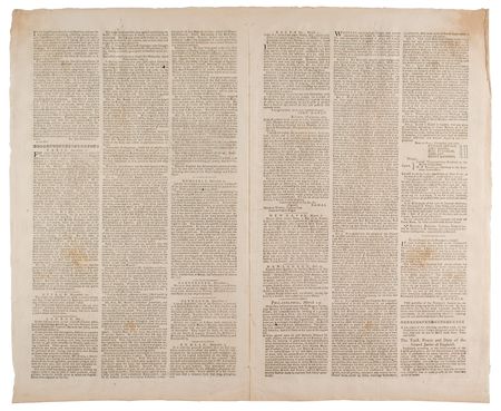 Lot #548 The Freeman's Journal or North-American Intelligencer (March 19, 1783): Featuring a full printing of the preliminary Treaty of Paris - Image 2