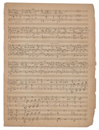 Lot #835 Charles Gounod Autograph Musical Manuscript Signed - Image 3