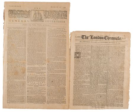 Lot #593 The Pennsylvania Packet or the General