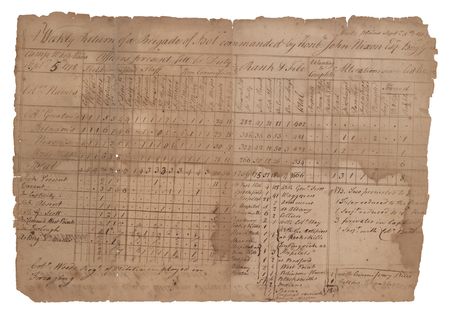 Lot #512 George Washington: September 5-12 Return from Camp White Plains Document - Image 2