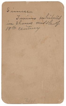 Lot #964 Chang and Eng Bunker Signed Photograph - Image 4