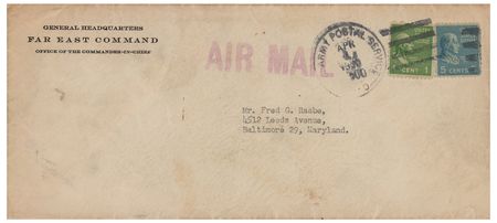 Lot #519 Douglas MacArthur: Gen. MacArthur combats venereal disease amongst US troops: 