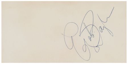 Lot #1029 Elizabeth Taylor Signature - Image 1