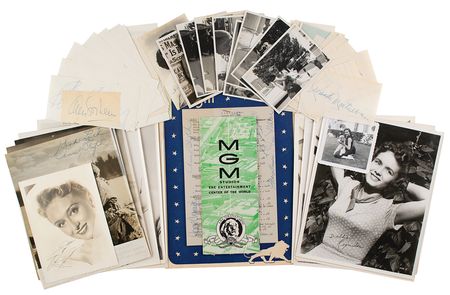 Lot #933 Actors and Actresses Collection of (200+) Autographs - Image 3