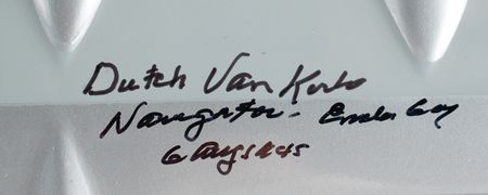 Lot #542 Enola Gay Signed Scale Model and Signed Photograph - Image 5