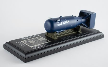 Lot #517 Enola Gay: Little Boy Signed Scale Model