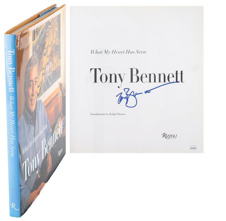 Lot #872 Tony Bennett Signed Book - Image 1