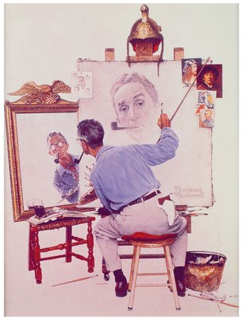 Lot #739 Norman Rockwell Signature - Image 2