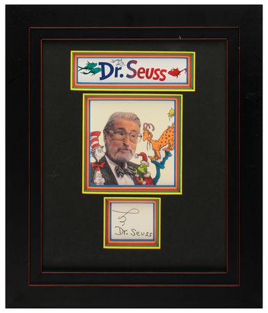 Lot #826 Dr. Seuss Signature - Image 1