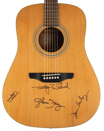Lot #849 The Eagles Signed Acoustic Guitar - Image 2