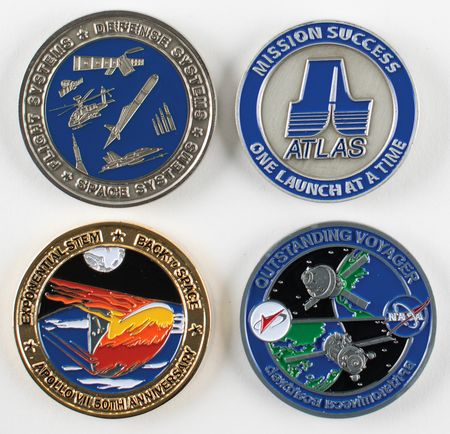 Lot #701 Al Worden's Lot of (4) Medallions - Image 1