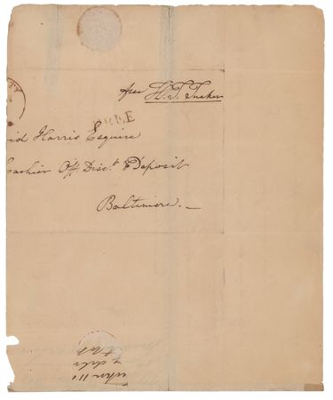 Lot #487 Thomas Tudor Tucker Autograph Letter Signed - Image 2