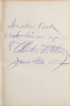 Lot #46 Chester A. Arthur Signed Book - Image 2