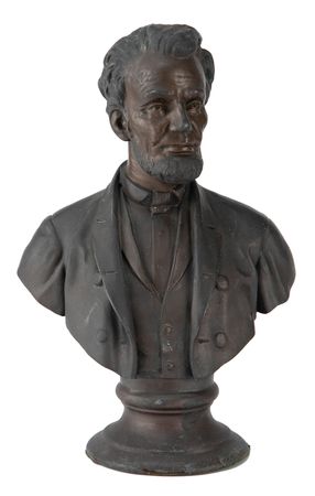 Lot #170 Abraham Lincoln Bust by Joseph A. Bailly - Image 1