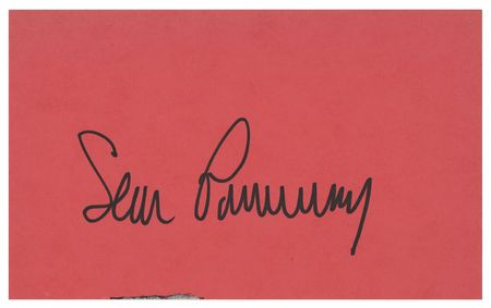 Lot #971 Sean Connery Signature