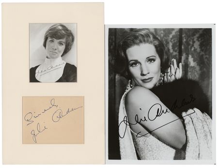 Lot #958 Julie Andrews Signed Photograph and