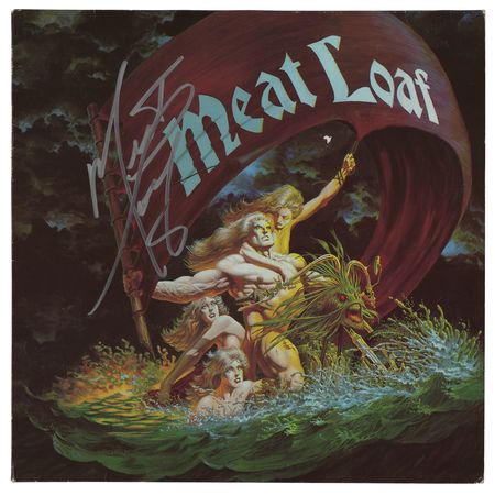 Lot #907 Meat Loaf (2) Signed Albums - Image 1