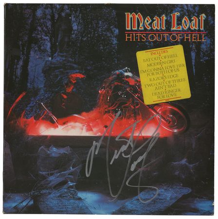 Lot #907 Meat Loaf (2) Signed Albums - Image 2
