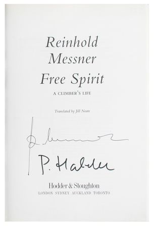 Lot #448 Mountaineering (4) Signed Books - Image 3