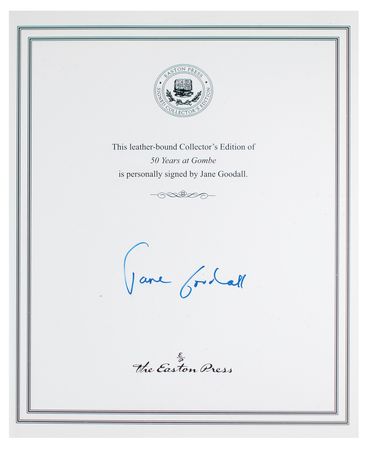 Lot #388 Jane Goodall (2) Signed Books - Image 3