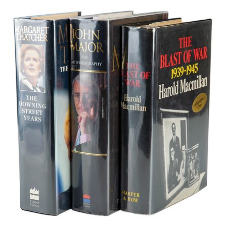 Lot #344 British Prime Ministers (3) Signed Books
