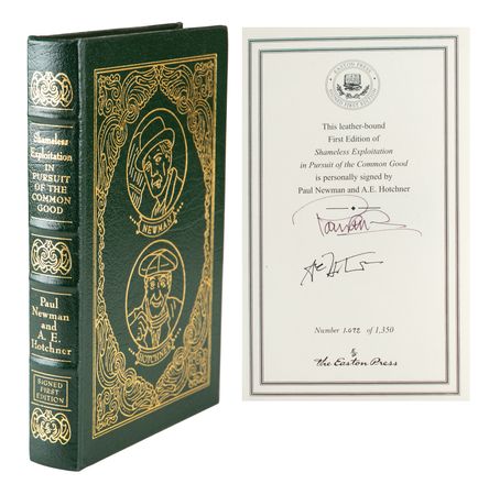 Lot #1008 Paul Newman and A. E. Hotchner Signed Book - Image 1