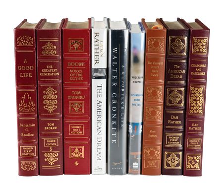 Lot #1010 Newscasters and Reporters (9) Signed Books - Image 1