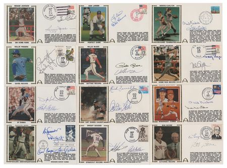 Lot #1047 Baseball (12) Multi-Signed Covers