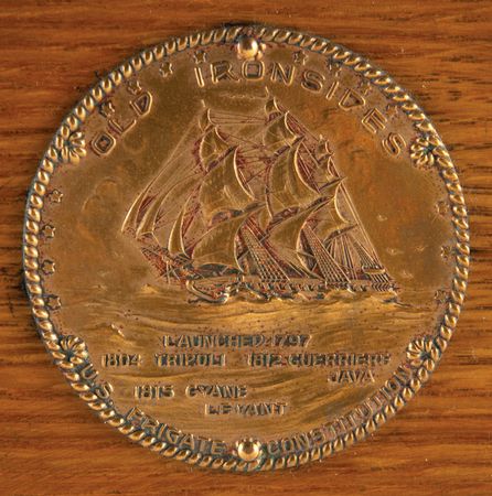 Lot #511 USS Constitution: 1927 Restoration Hull Wood Display Box - Image 3