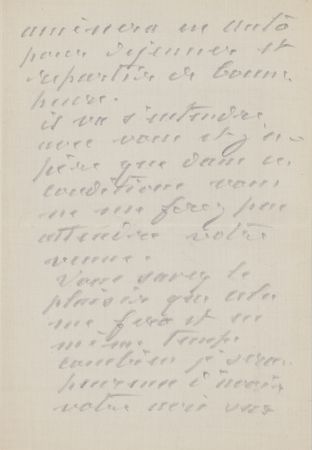 Lot #718 Claude Monet: Monet writes from Giverny to his loyal friend Gustave Geffroy: 