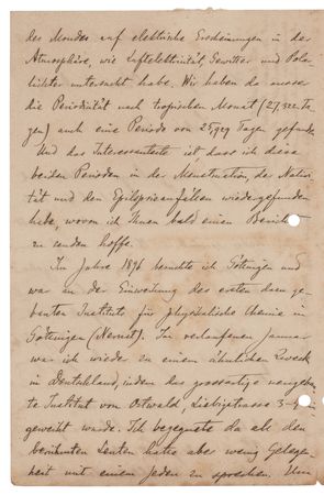 Lot #295 Svante Arrhenius: 