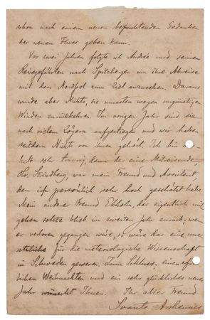 Lot #295 Svante Arrhenius: 