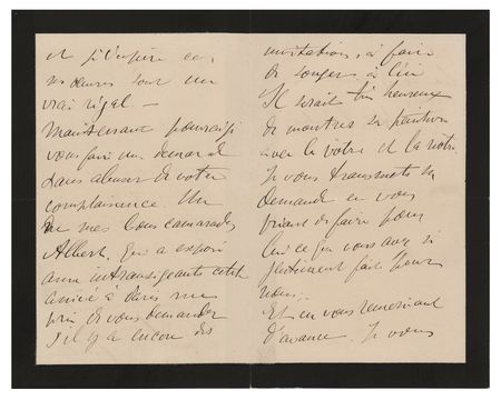 Lot #720 Henri de Toulouse-Lautrec Autograph Letter Signed - Image 2
