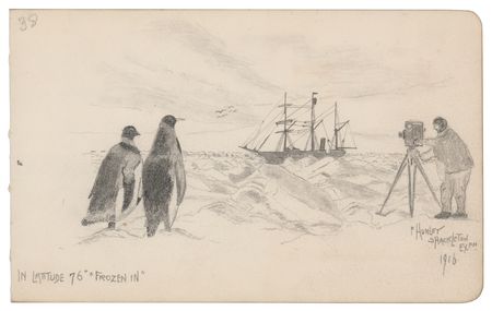 Lot #327 Frank Hurley Original Sketch