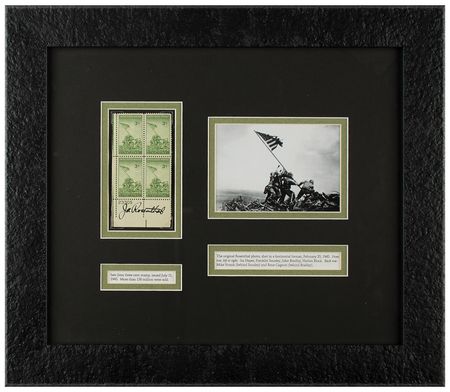 Lot #556 Iwo Jima: Joe Rosenthal Stamp - Image 1
