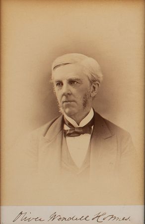 Lot #813 Oliver Wendell Holmes, Sr. Signed Photograph - Image 1