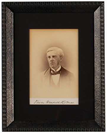 Lot #813 Oliver Wendell Holmes, Sr. Signed Photograph - Image 2
