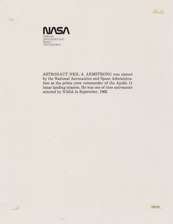 Lot #654 Neil Armstrong Signed Photograph - Image 2