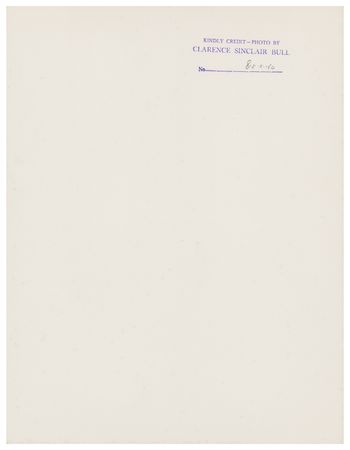 Lot #941 Greta Garbo Photograph by Clarence Sinclair Bull - Image 2