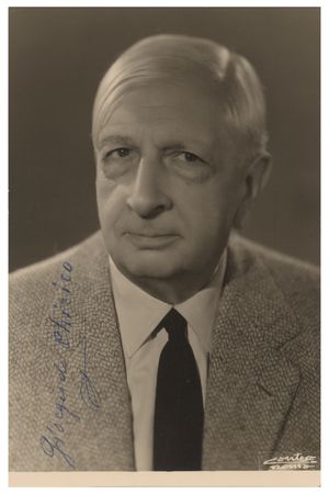 Lot #711 Giorgio de Chirico Signed Photograph - Image 3