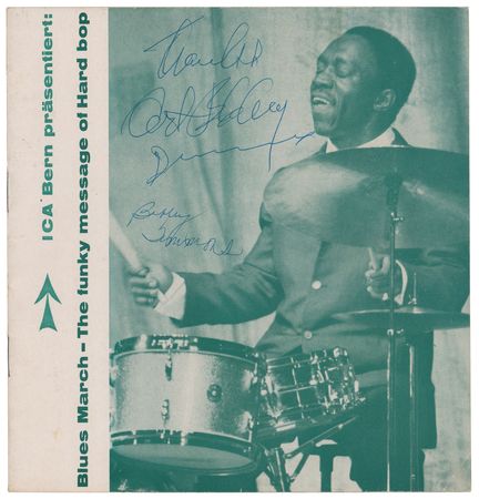 Lot #838 Lee Morgan and Art Blakey's Jazz Messengers Signed Program - Image 2