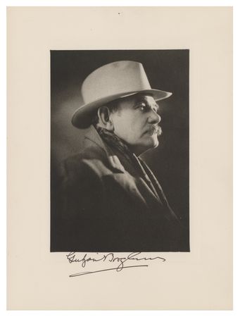 Lot #726 Gutzon Borglum Signed Photograph