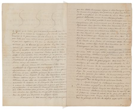 Lot #315 Toussaint Louverture Letter Signed - Image 2