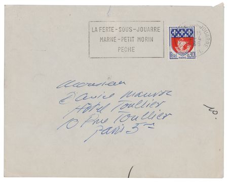 Lot #797 Samuel Beckett Autograph Letter Signed - Image 2