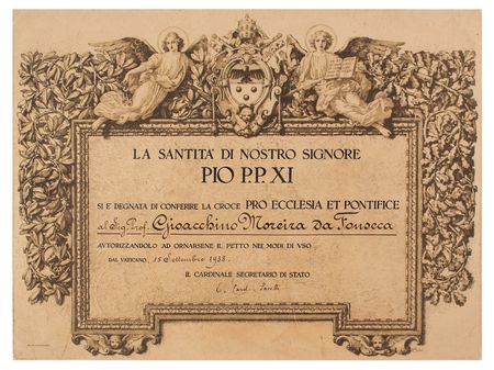Lot #458 Pope Pius XII Document Signed
