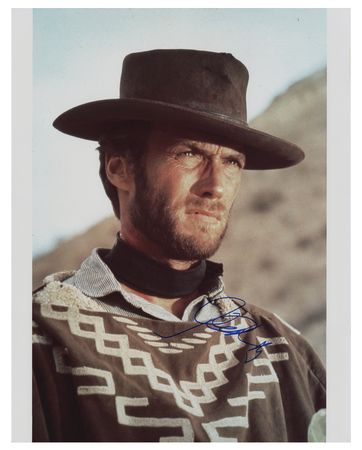 Lot #979 Clint Eastwood Signed Oversized