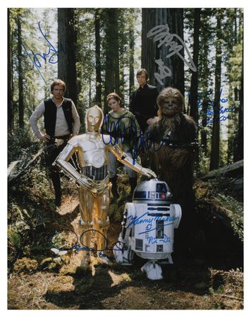 Lot #952 Star Wars Signed Oversized Photograph