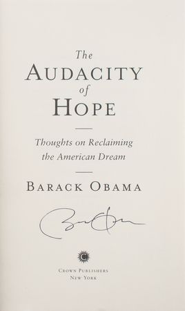 Lot #190 Barack Obama Signed Book - Image 2
